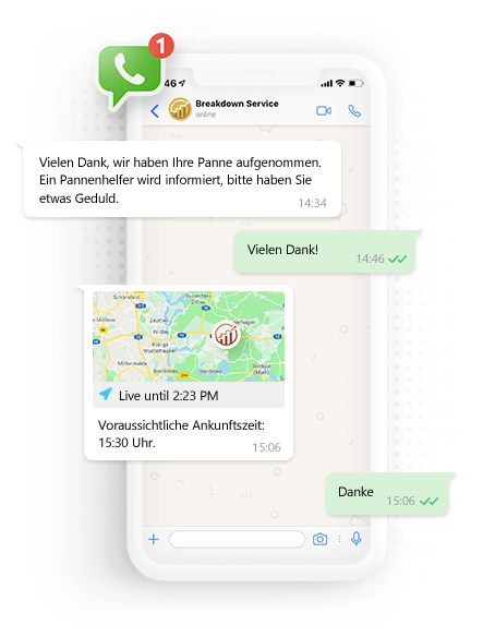 WhatsApp vers CRM Notifications