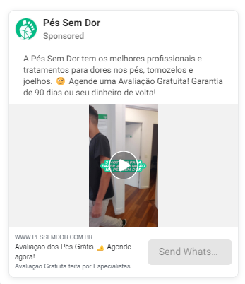 Click to WhatsApp ads: How to drive outstanding results a Clik to WhatsApp ad by Pes Sem Dor in Brazil